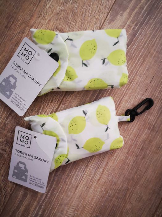 2 x 6zl Cytrynowe Nowe Torby na Zakupy-sprzedam!