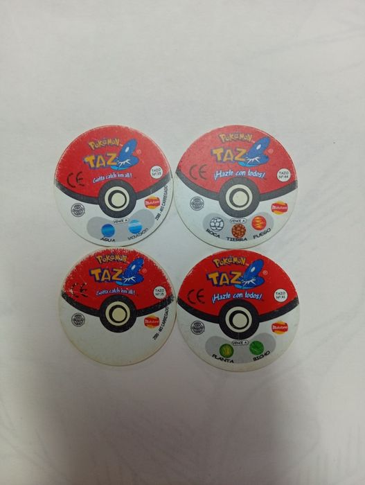 Tazos Pokémon originais Matutano