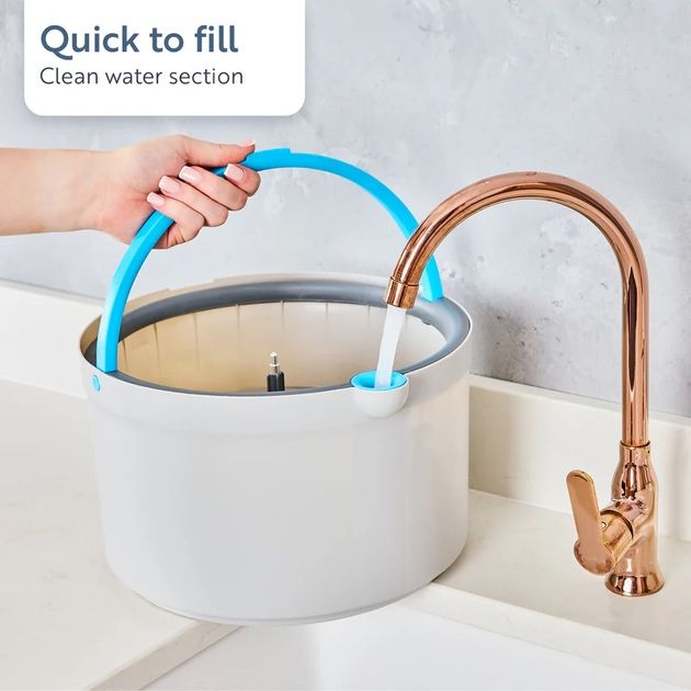 БУДЕ В НАЯВНОСТІ ЗА 10 ДНІВ! Швабра Minky Opti-Clean Spin Mop 360°