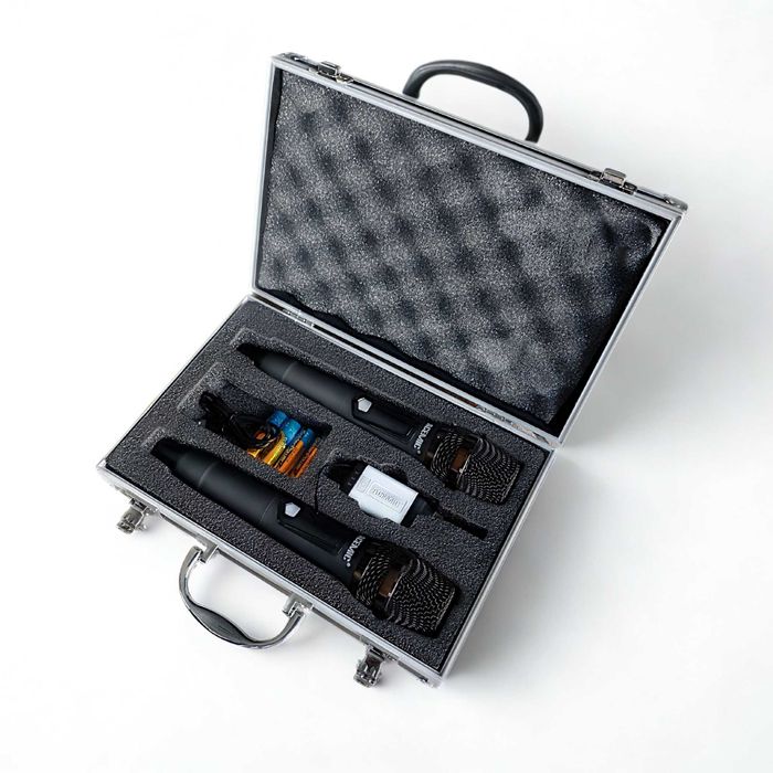 Mikrofony bezprzewodowe / System bezprzewodowy Acemic / Walizka /