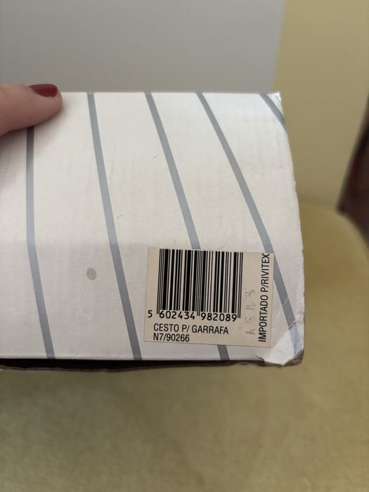 Suporte garrafa vintage