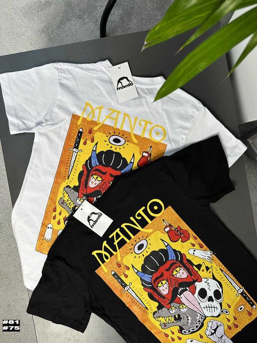 MANTO Новая Футболка » x Panku Sturggle » Большой Принт МАНТО » XS-XXL
