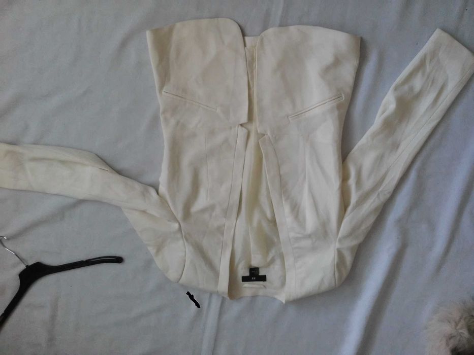żakiet, marynarka ecru H&M roz. 34/36/38- wesele/ komunia