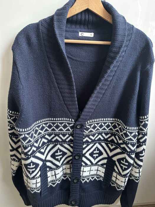 Kardigan męski z wełną Cubus XL