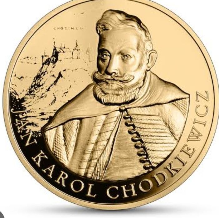 500 złoty Hetmani Rzeczypospolitej Złota moneta NBP Chodkiewicz