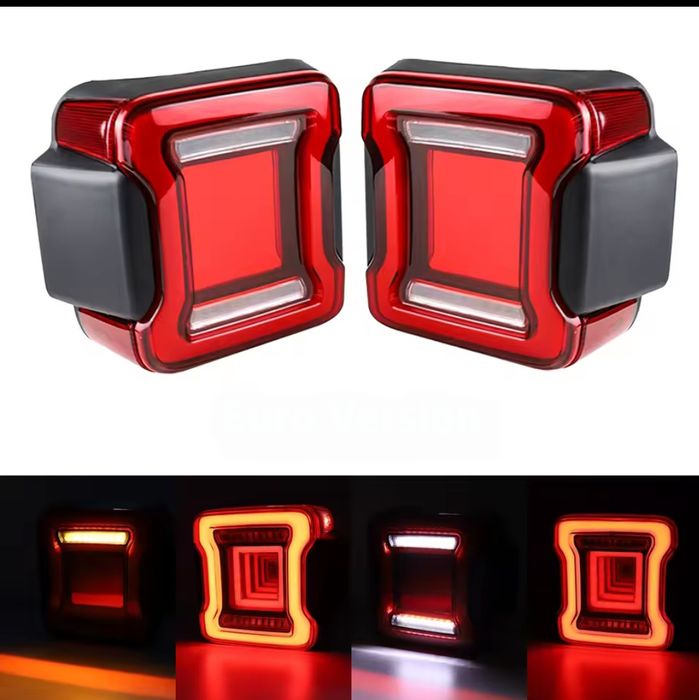 Lampy LED tył Jeep Wrangler JK 06-2018  JL 2018-23 Europa