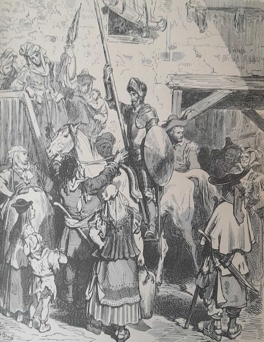 Сервантес. «Хитроумный идальго Дон Кихот Ламанчский». БВЛ, тома 37, 38