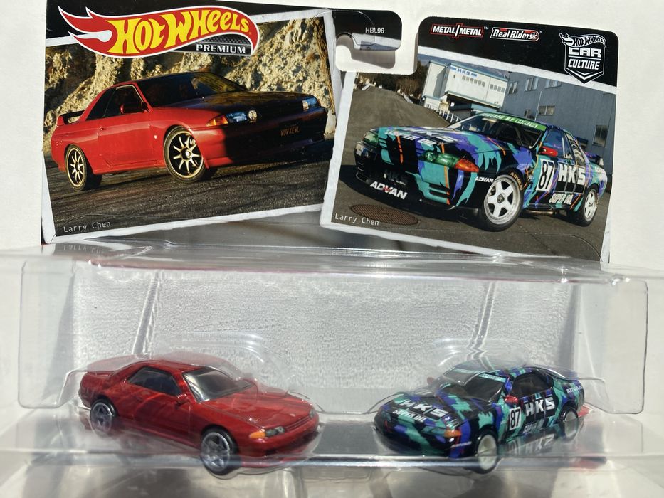 Hot Wheels スカイライン 2台セット Hot Wheels Premium 2 Pack HKS MBK VAN / NISSAN SKYLINE GT-R