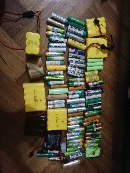 АКБ аккумулятор акумулятор ni cd AA, AAA 80 шт 1 лотом