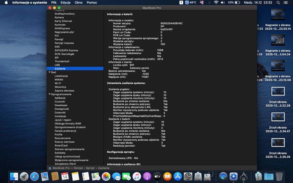 Macbook a 1278  4 / 120  Mac os Katalina