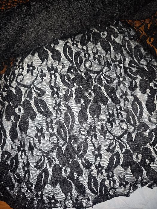 Гипюр, Сетка декор