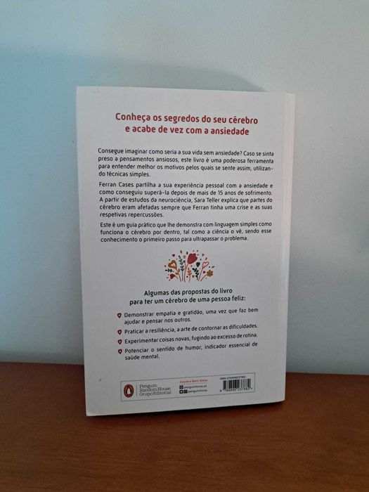 Livro "O Cérebro das Pessoas Felizes", de Ferran Cases e Sara Teller
