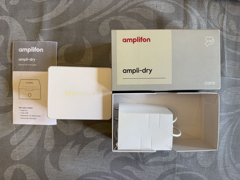 Aparelhos Auditivos Minisom (marca Amplifon) + Desumidificador + Controlo Remoto 2 - COMO NOVOS!!!