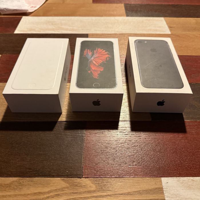 3 caixas iphone (6, 6S e 7)