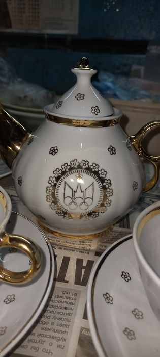 Чайный сервиз олимпийский олимпиада 80