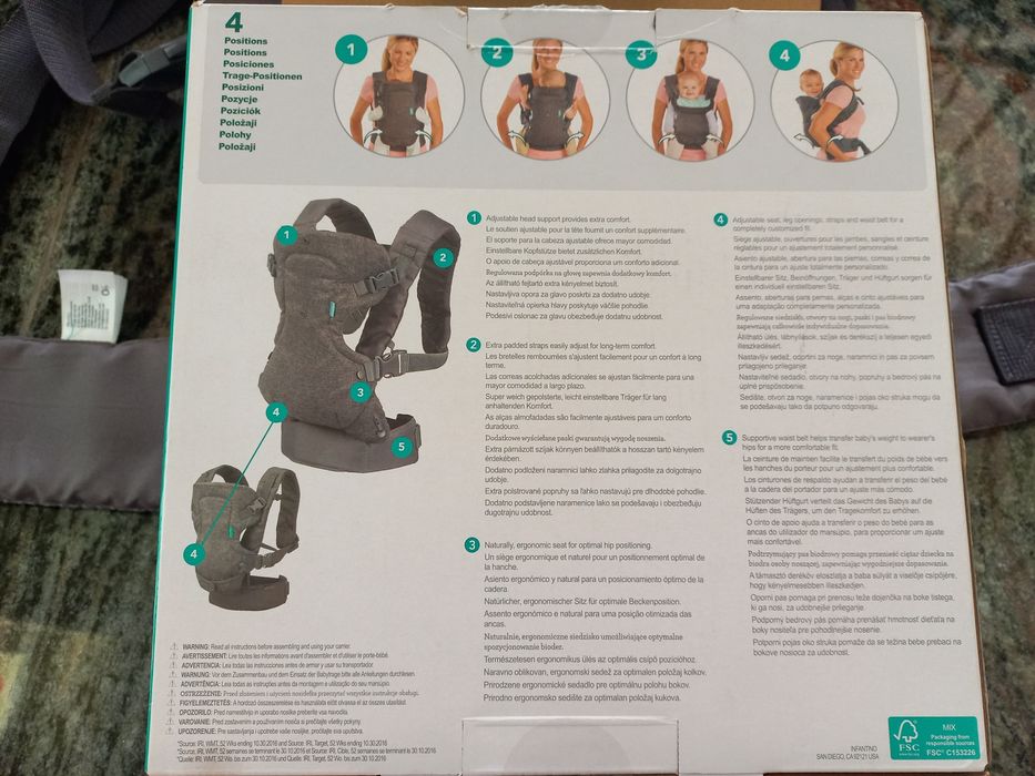 Marsúpio infantino 0-14,5kg