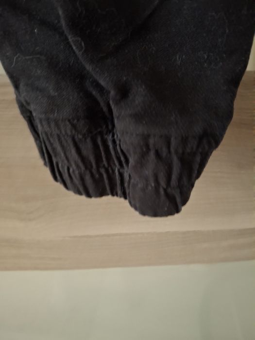 Czarne męskie spodnie Jogger