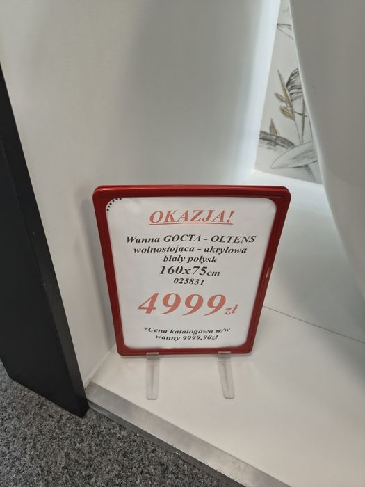 wanna wolnostojąca GOCTA 160x75 OLTENS