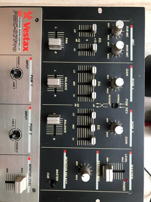 VESTAX PMC-07 PRO Mixer + innofader + oryginalny crossfader