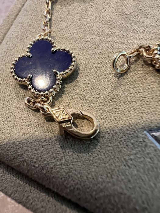 Bransoletka Van cleef granat premium