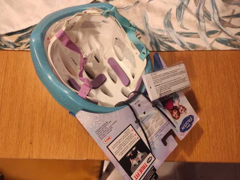 Kask rowerowy FROZEN 50-54CM 5-8lat dziecięcy dla dziewczynki