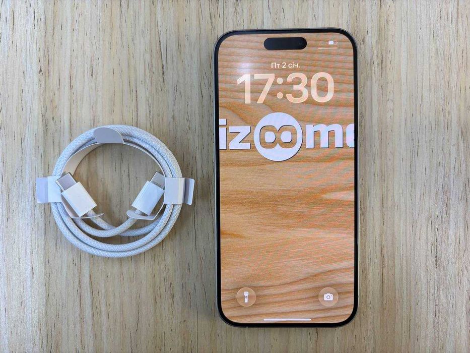 /13331/iPhone 15 Pro 256GB White Titanium Обмін Гарантія