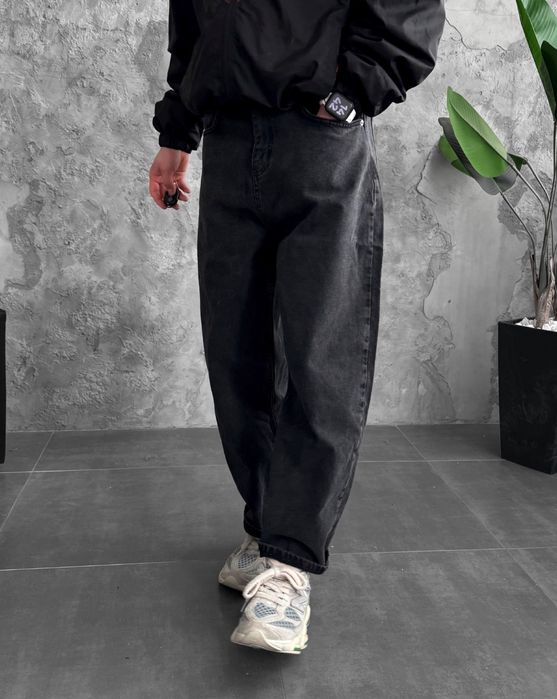 Джинси чоловічі широкі baggy/balloon jeans, штани баггі | Джинсы багги мужские широкие Джынсы беги стиль 90 х реп ск8 rap sk8 y2k | Розмір XL