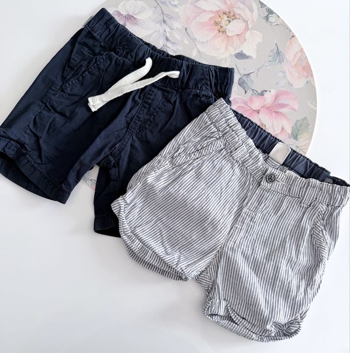 Krótkie spodenki szorty r.92 h&m dla chłopca lato