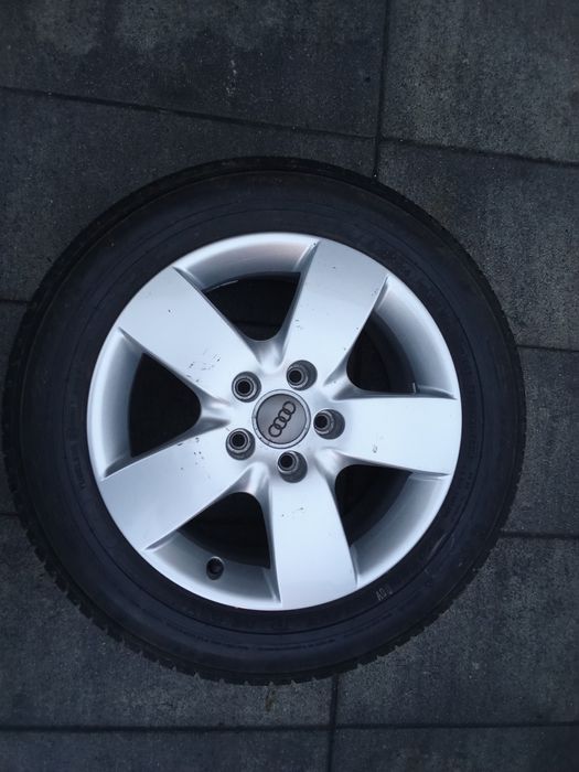 Koło zapasowe Alu Audi VW 5x112 stan BdB