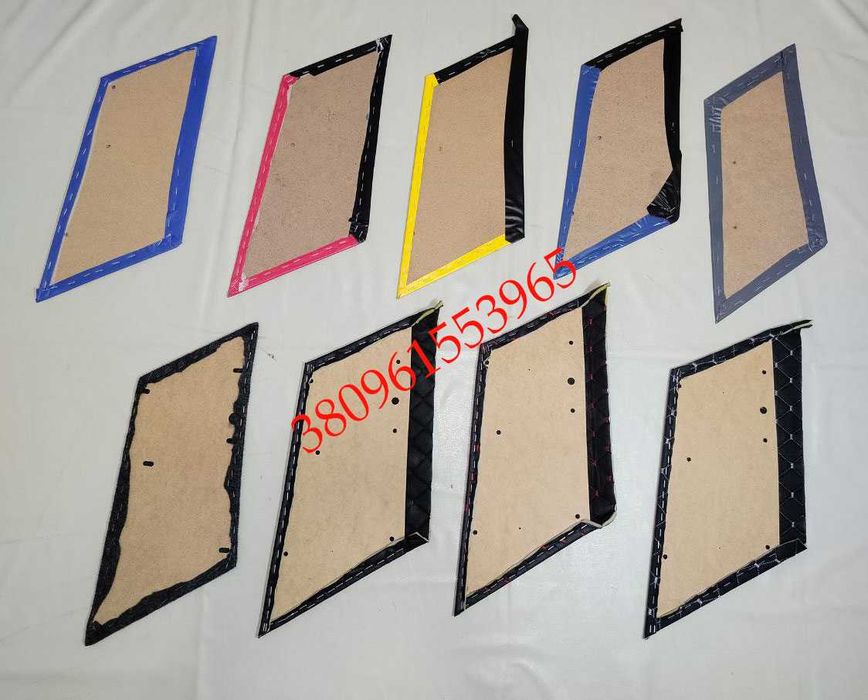 Обивка задней стойки (Лапухи) ВАЗ 2101-2107, цветные/строчка новые