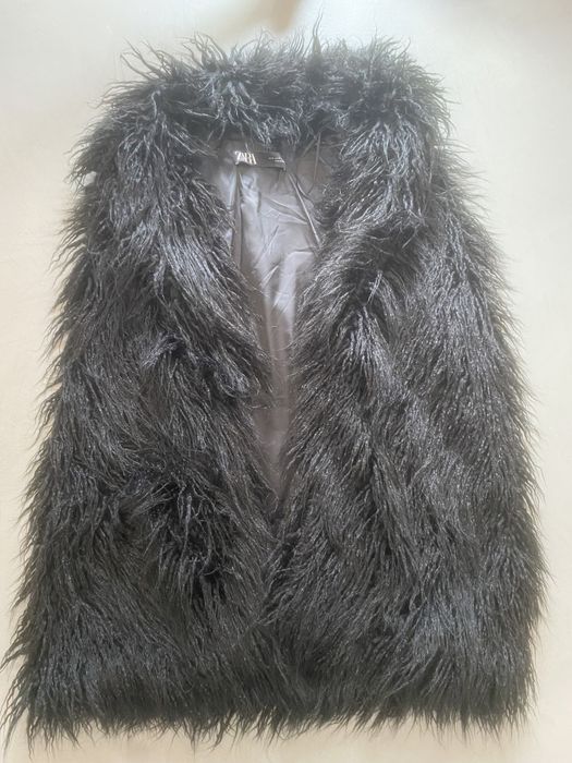 Bezrękawnik futerko Zara