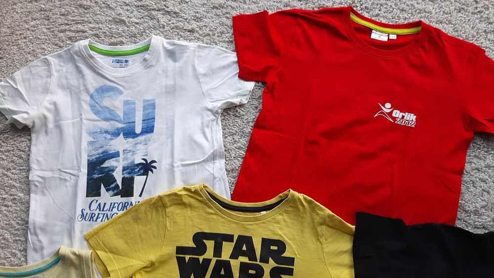 Zestaw 3szt koszulek 134 140 orlik star wars dla chłopaka lato