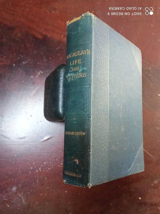 Vintage livro"Lord.Macaulay"London1889