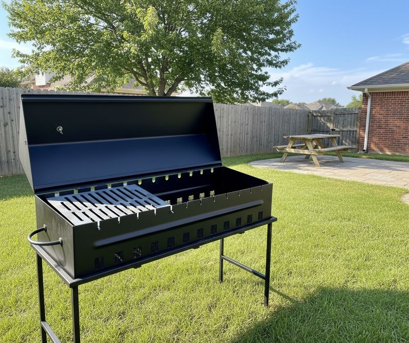 мангал з кришкою мангал з підставкою під казан мангал розбірний