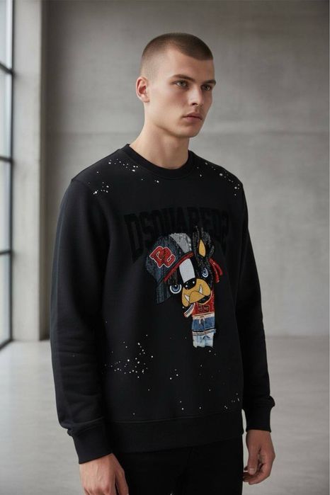 Чловічий світшот батнік тринитка diesel balenciaga dsquared2