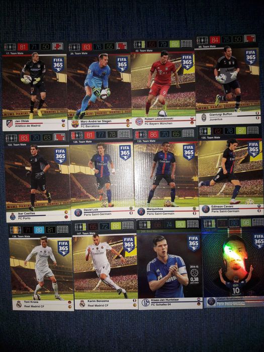Panini kolekcje: Justice League, Civil War, Adrenalyn XL Fifa 365