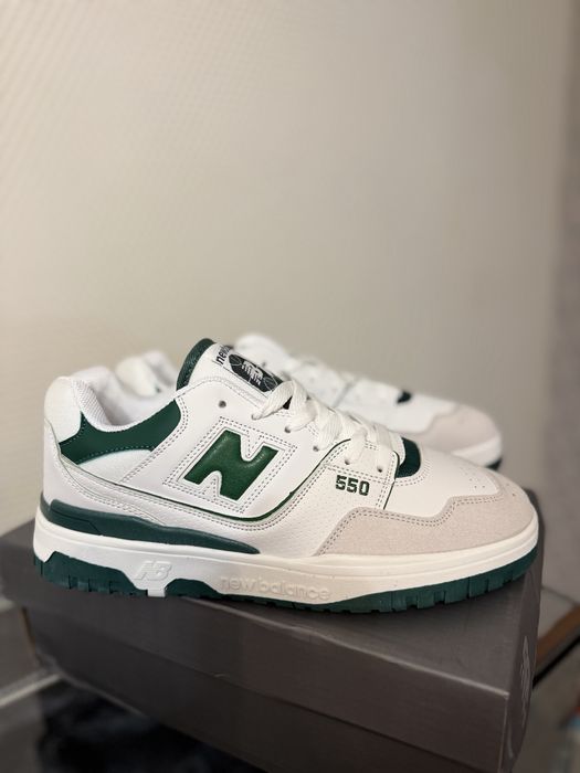 кросівки new balance 550 white/green 43