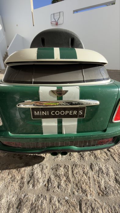 Mini cooper verde criança