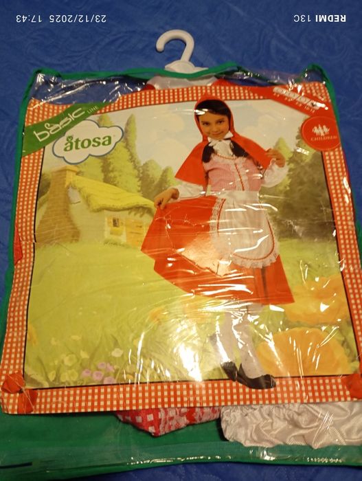 Fantasia de capuchinho vermelho