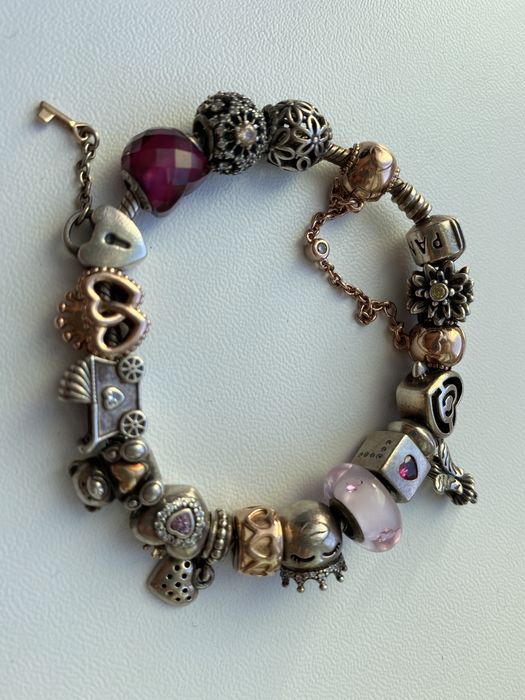 Пандора оригінал браслет з шармами