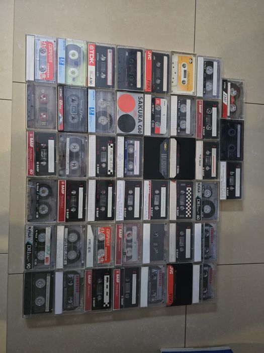 Kasety magnetofonowe 45szt.