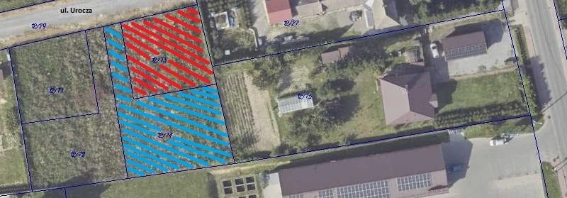 Działka budowlana w Częstocicach, za muzeum