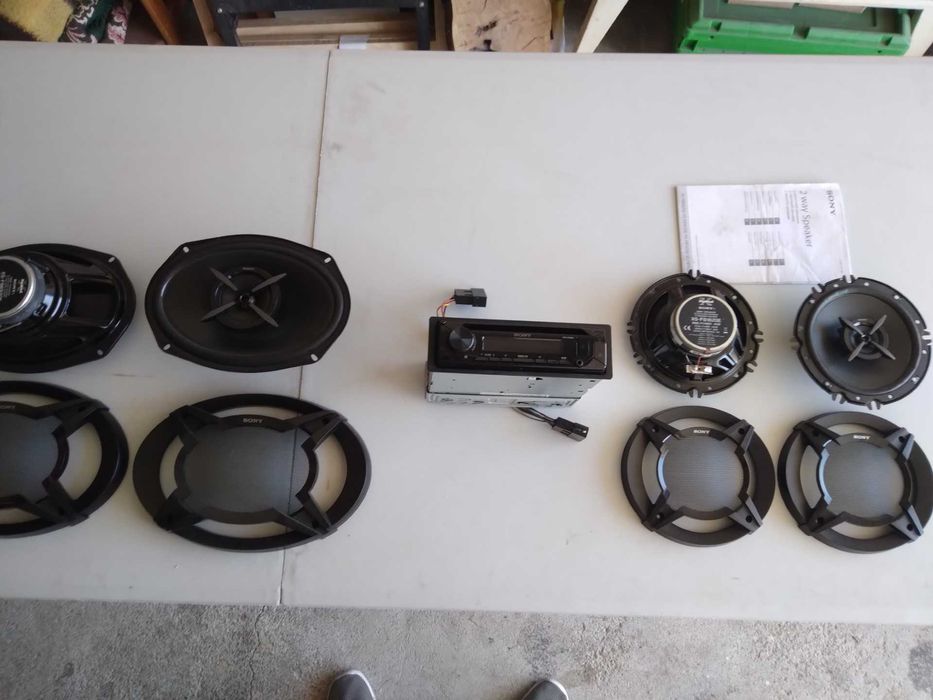 Rádio Sony para carro
