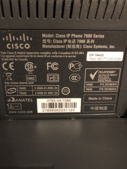 IP-телефон Cisco CP-7940G