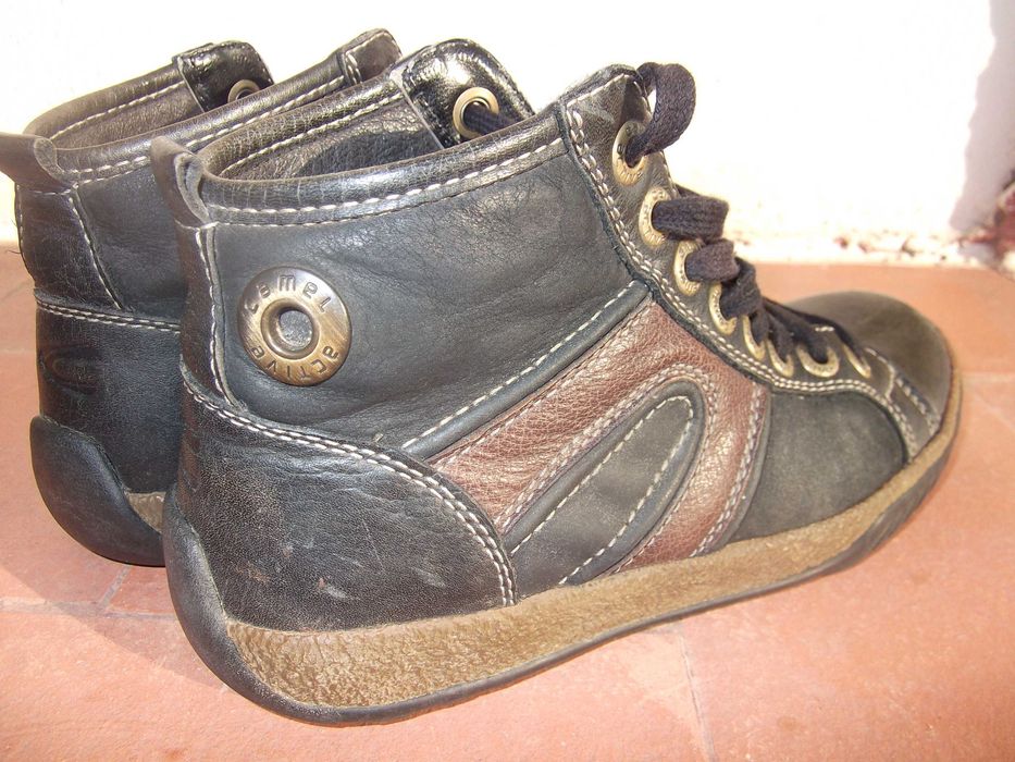 Ténis botins em pele / Leather sneakers boots - CAMEL ACTIVE size 37/4