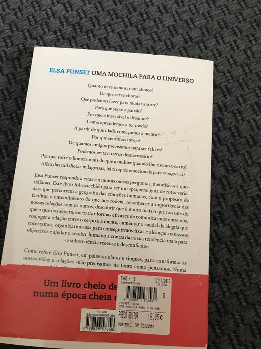 Elsa Punset - Uma mochila para o  Universo