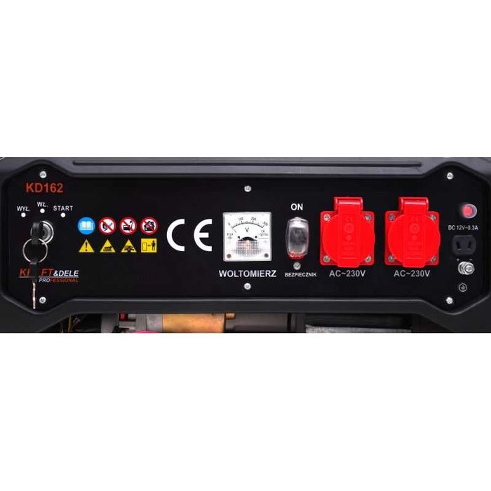 Agregat prądotwórczy 3500W 12/230V KD162 na kołach avr elektryczny roz