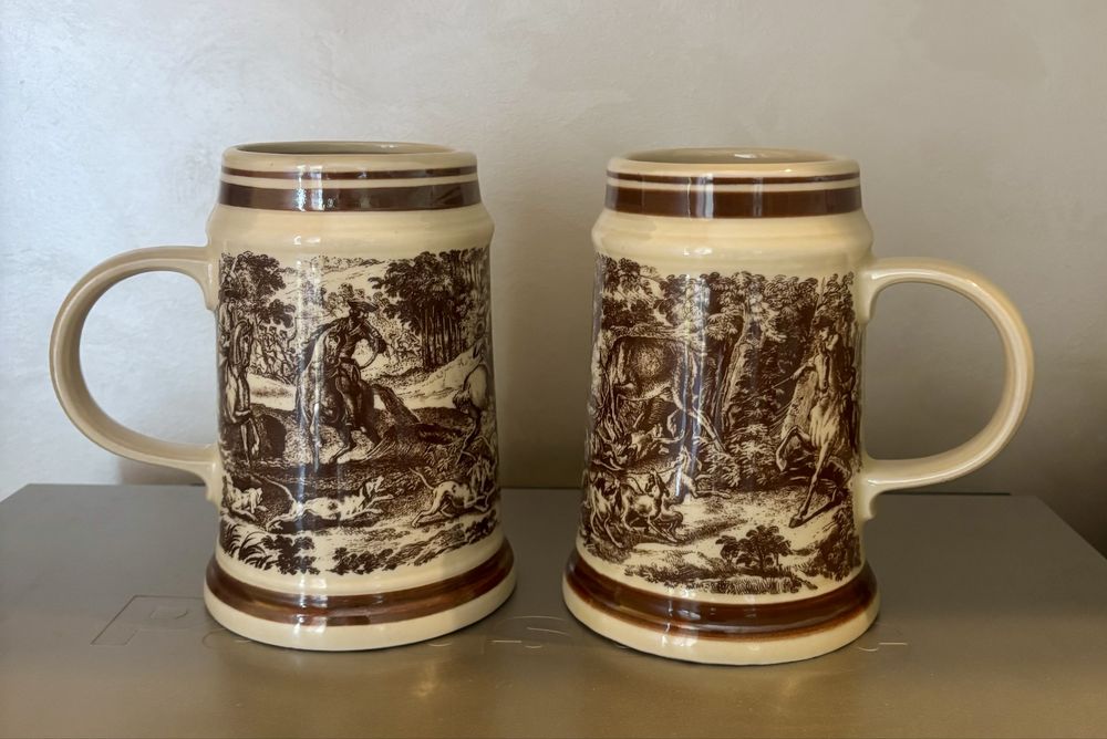 Керамические пивные кружки