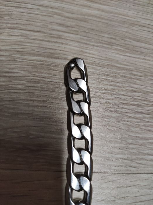 Bransoletka męska stal szlachetna 21,5 cm.