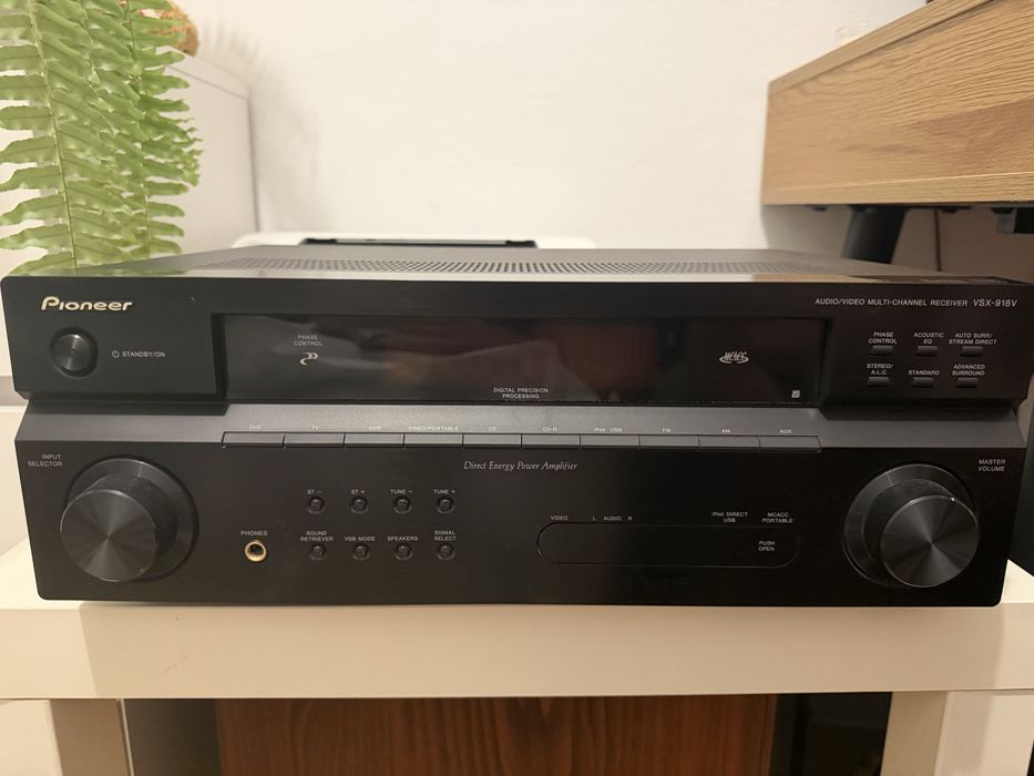 Amplituner Pioneer VSX-918V-K + pilot | kino domowe | sprawny